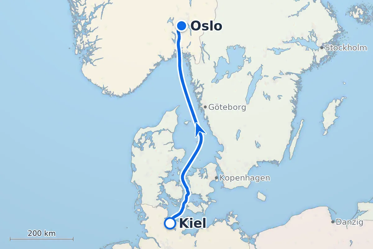 Kiel - Oslo